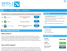 Tablet Screenshot of dota2-betting.com